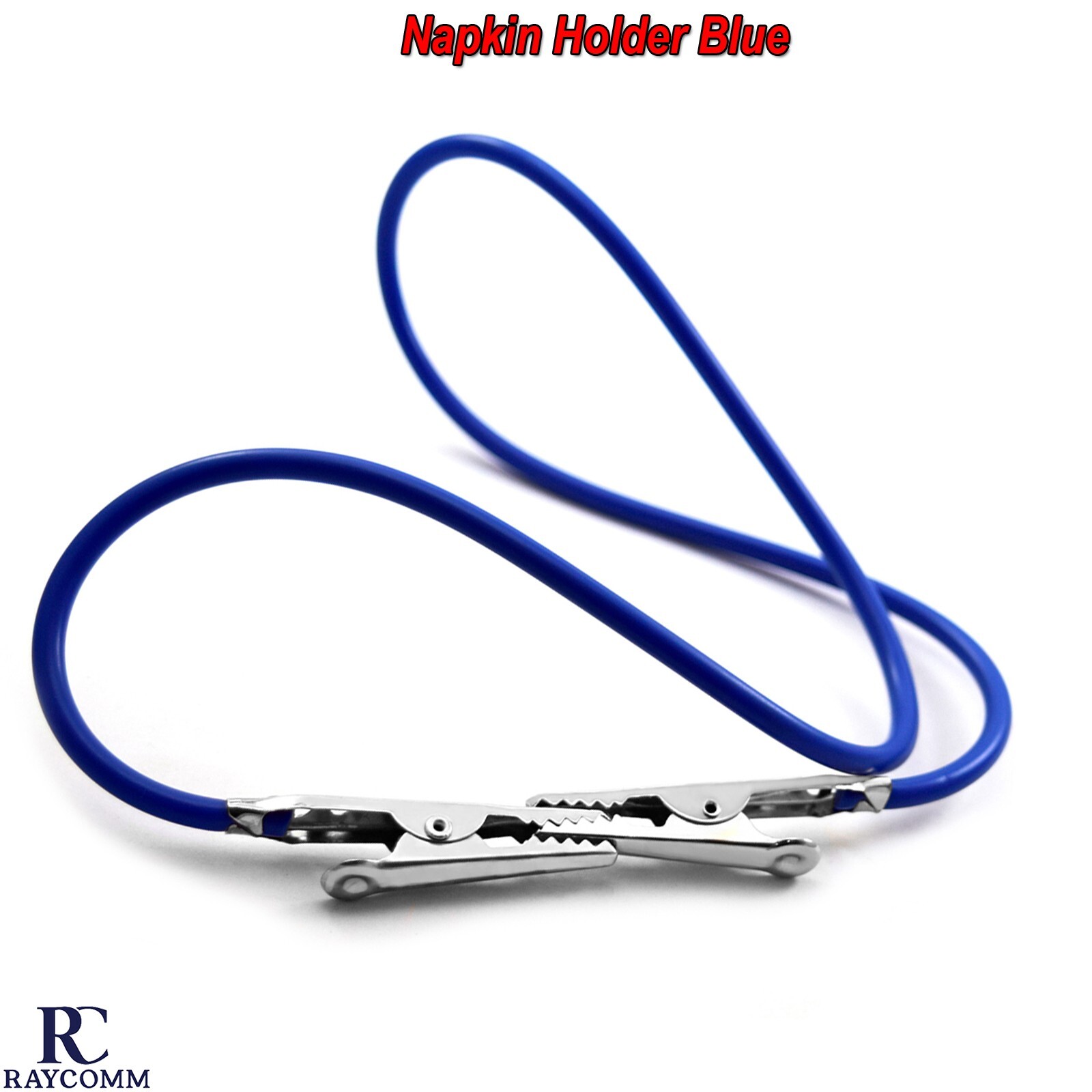 Dental Bib Clips Flexible Silicone Chain Baby Patient Napkin Holder Clip Tools