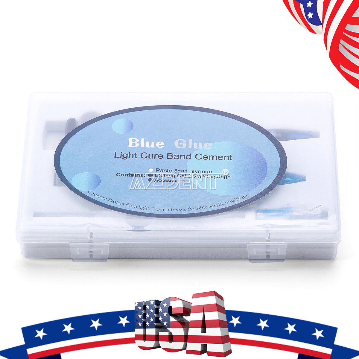 Dental Orthodontic Light Cure Adhesive No-mix Resin Paste Direct Bonding System