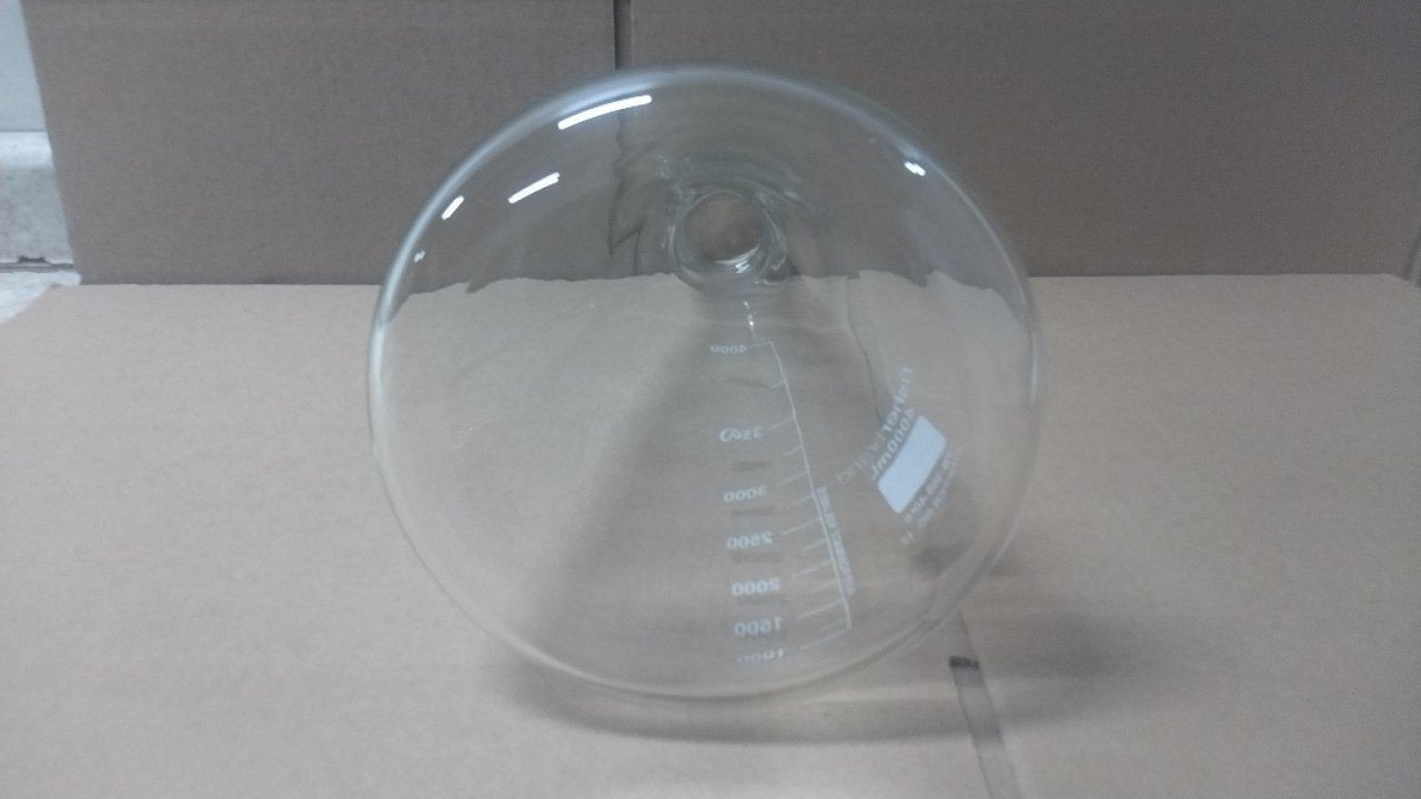 Fisher Brand FB-300-4000 4000mL Capacity Clear Glass Filtering Flask