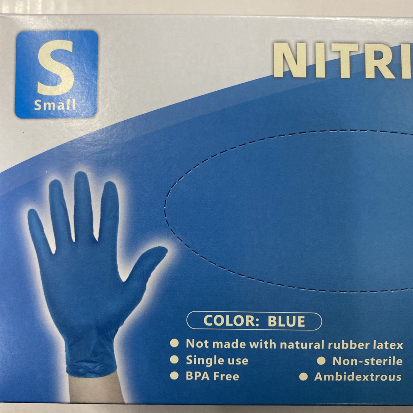 Welmed Exam/Medical Nitrile Gloves Blue BPA Free – Ambidextrous- 1000 Pcs