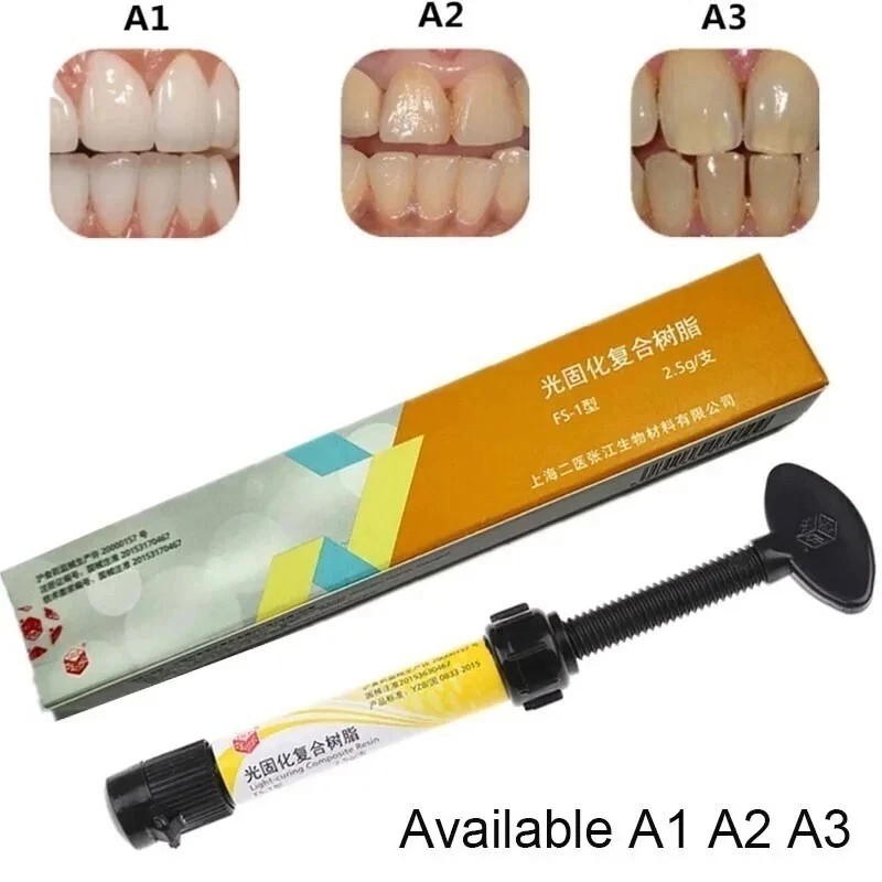 Dental Cement Resin Filling Materials Dentistry Denfil Syringe Universal Teeth
