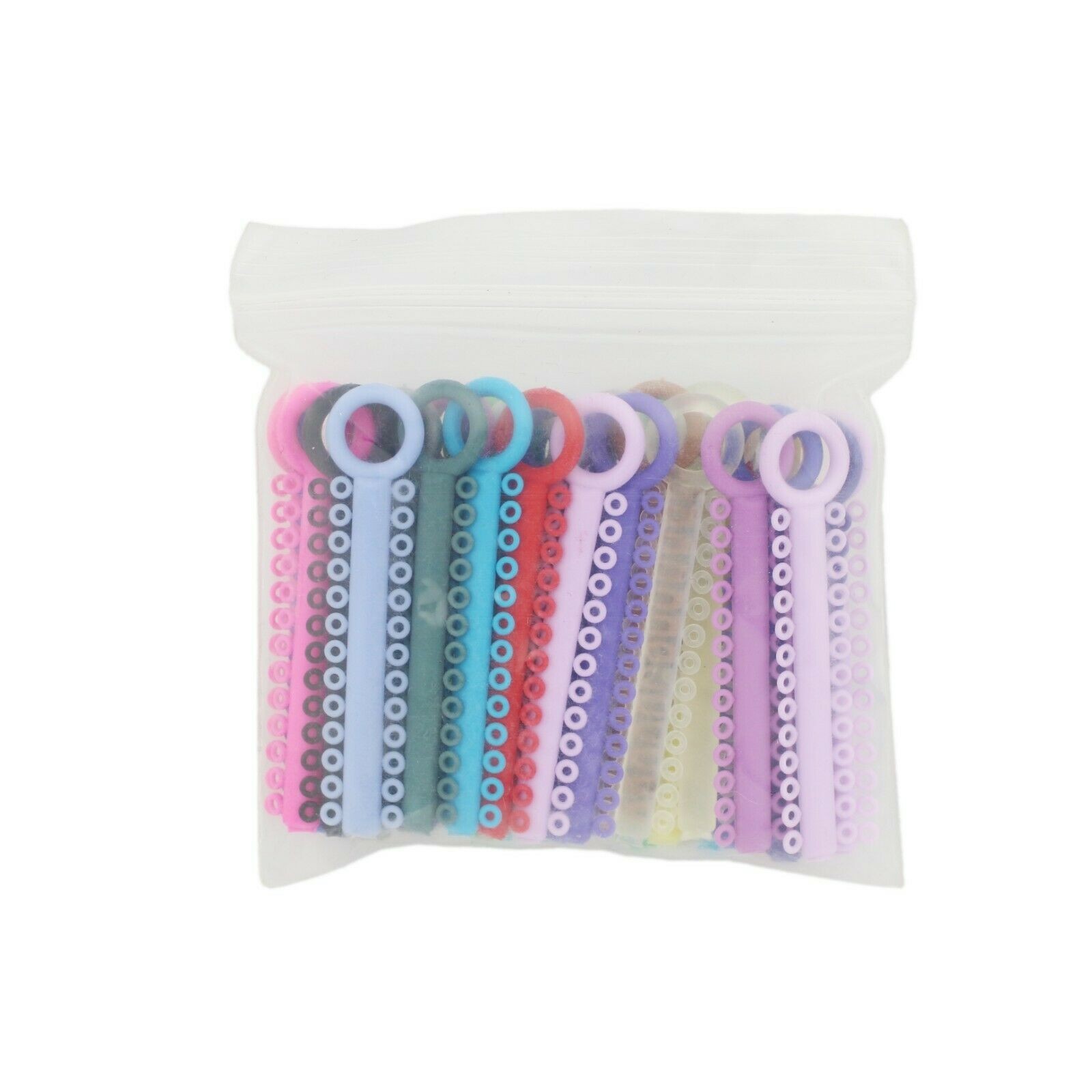 1040pc Orthodontic Elastic Ligature Tie Rubber Braces Dental Ligadura Ortodoncia