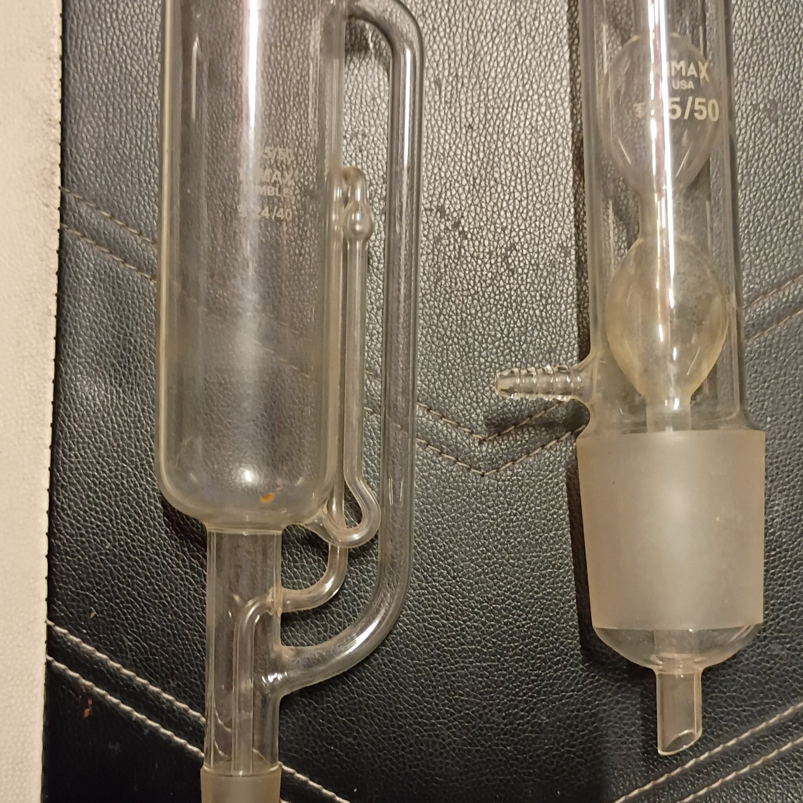 KIMAX KIMBLE Distillation Glassware Joint Adapters 24/40 & 45/50 Lab