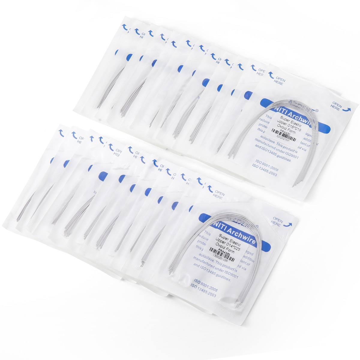 Dental Orthodontic Stainless Steel Natural Rectangular Arch Wire AZDENT 10PCS/PK