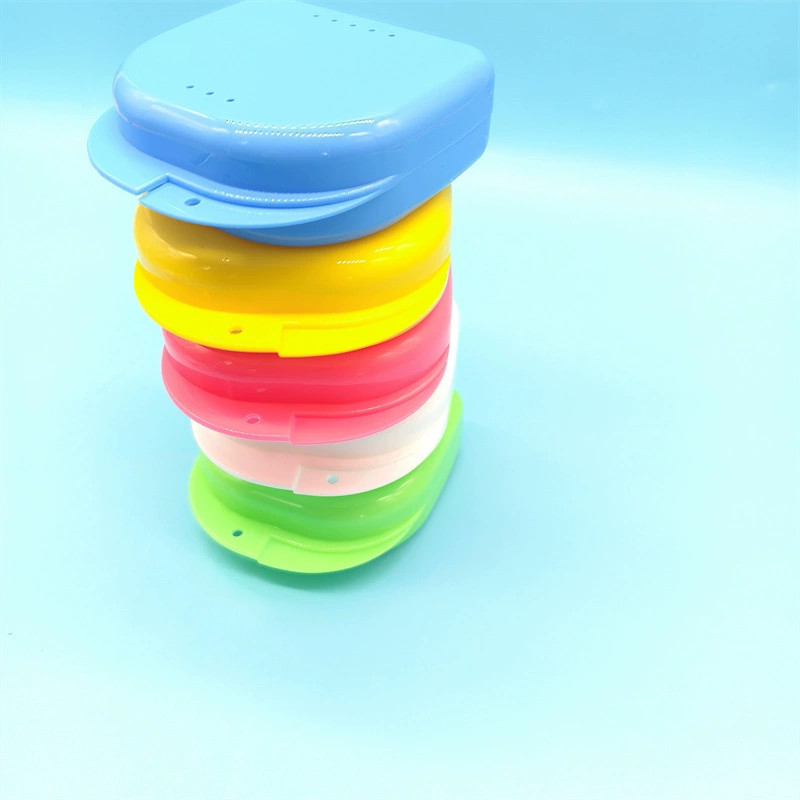 Dental Orthodontic Retainer Denture Storage Case Box Mouthguard Container Colors