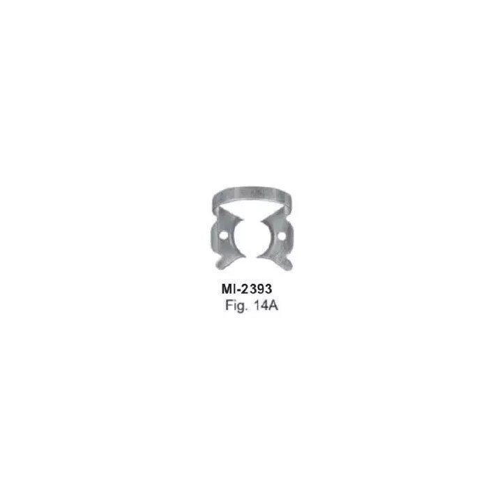 1 Pcs Dental Stainless Steel Endodontic Restorative Clip Rubber Dam Molar Clamp