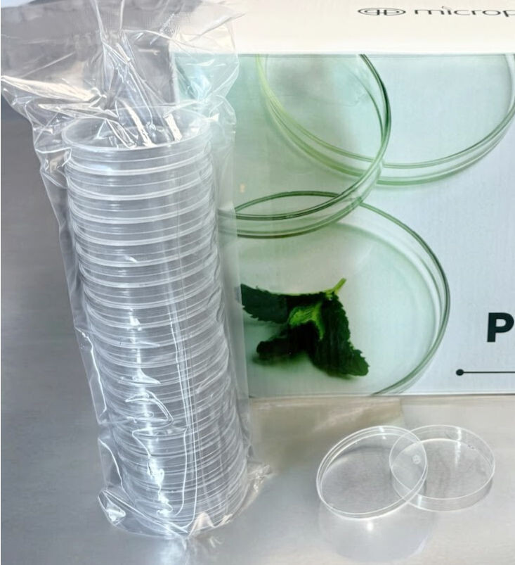 Petri Dishes 90mm x 15mm Plates With Vented Lid, Sterile 500-Pack Case 90 mm