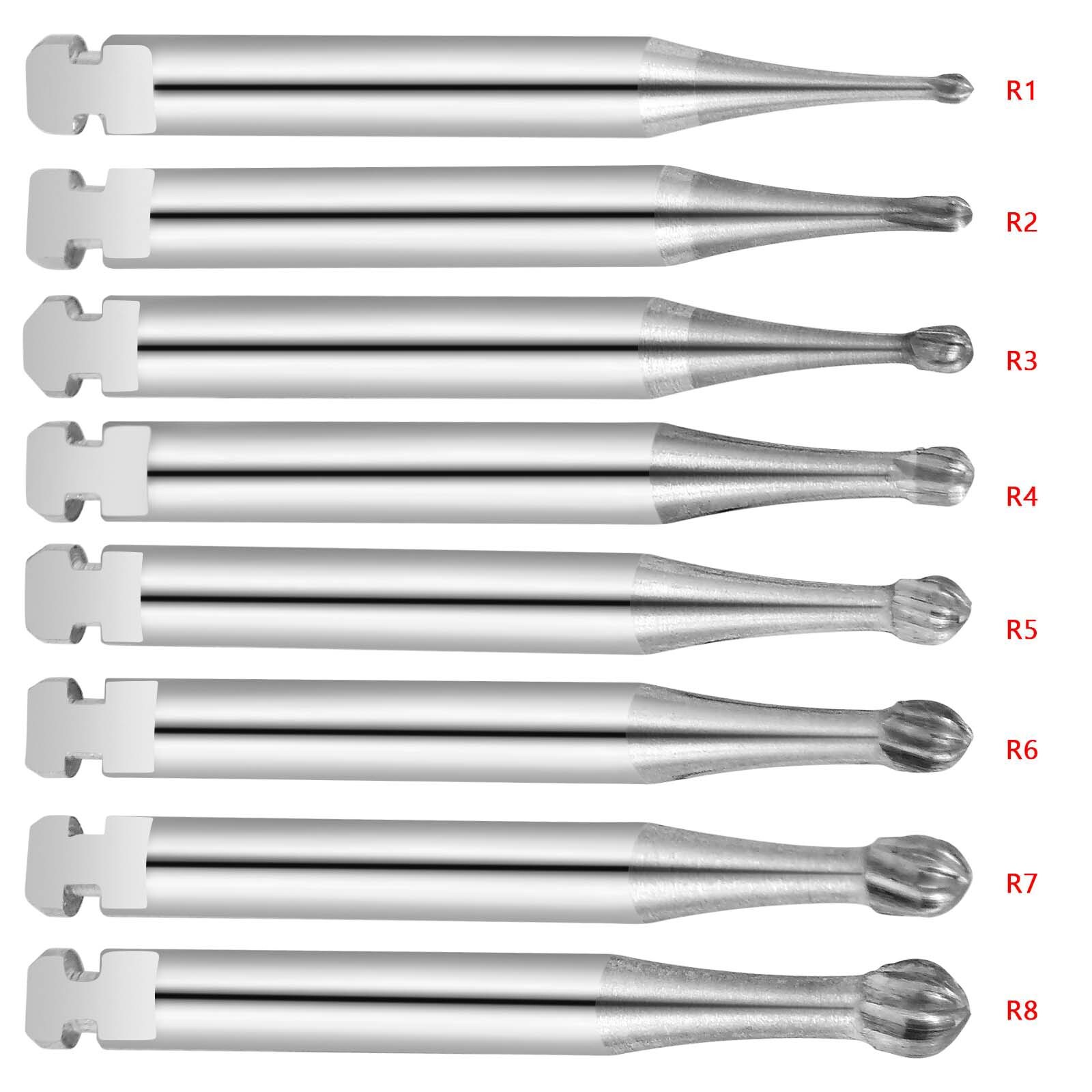 RA1-RA8 Dental Tungsten Steel Carbide Burs for Low-Speed Contra Angle Handpieces
