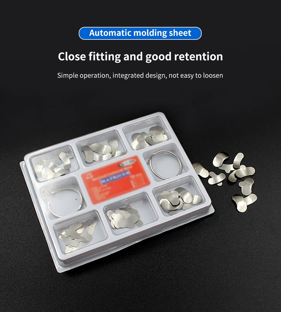 Dental Matrix Bands Anterior Proximal Strips Sectional Contoured Matrices Twin