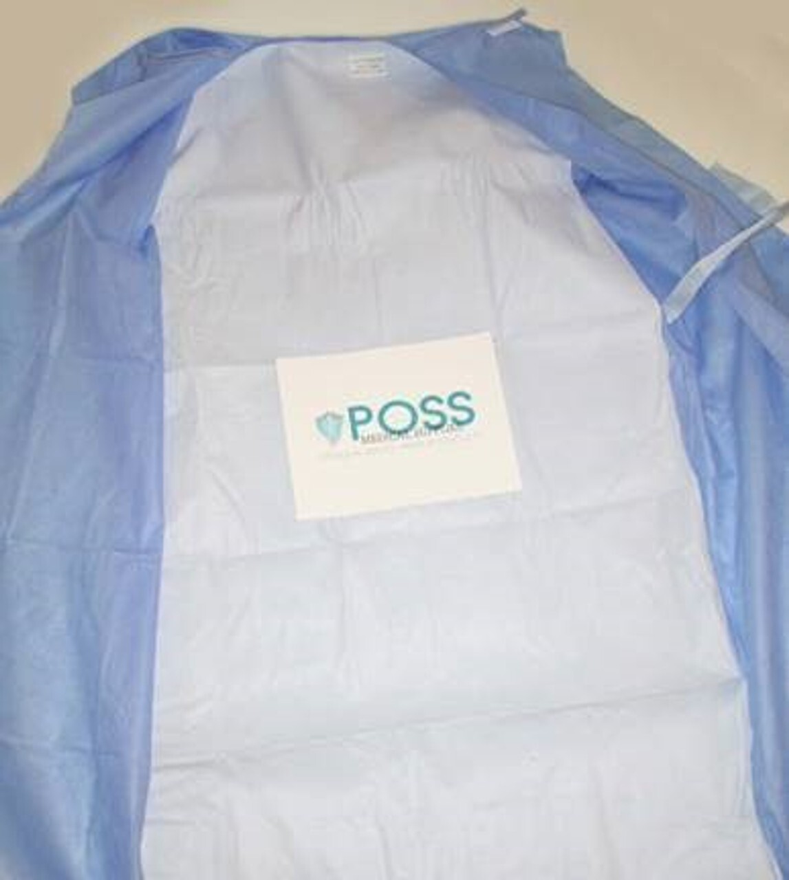 28 Units Sterile Blue Surgical Gown Size Large AAMI Level 4 w/ Hand Towel 9/2025