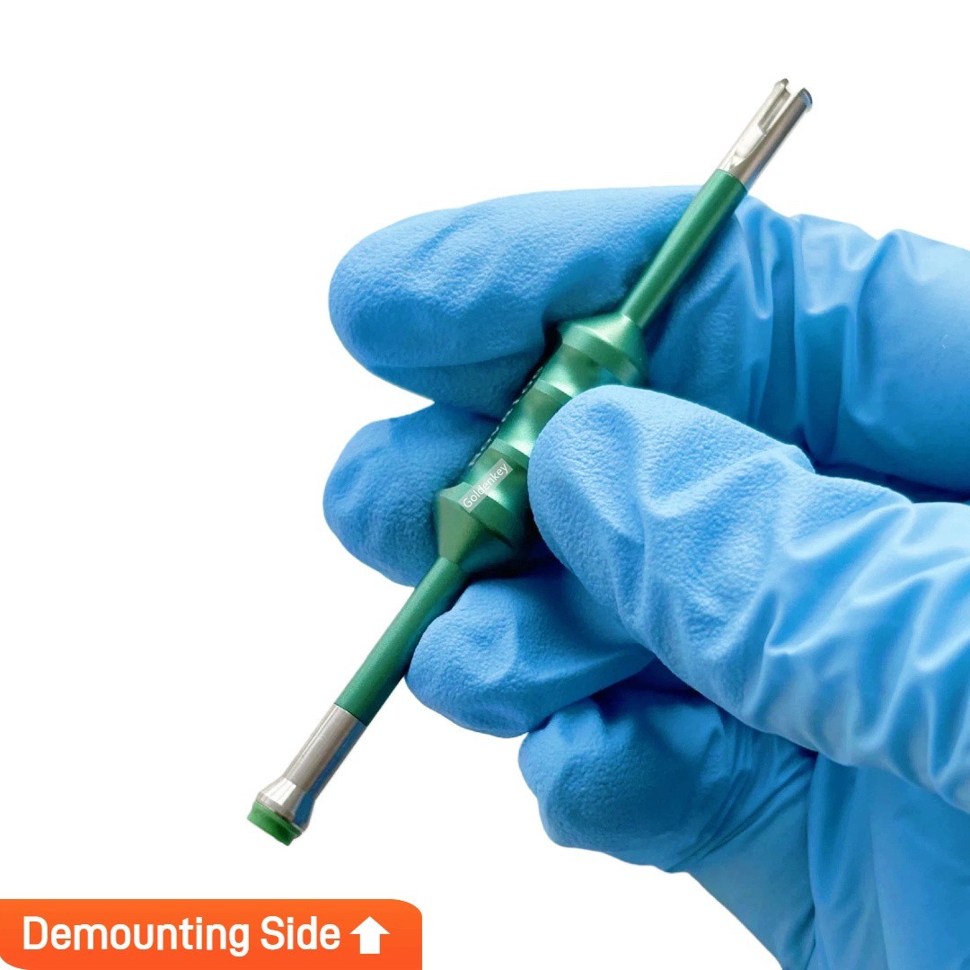 Dental Novaloc Retention Inserts Caps Peek Locator Mounting&Demounting Tool
