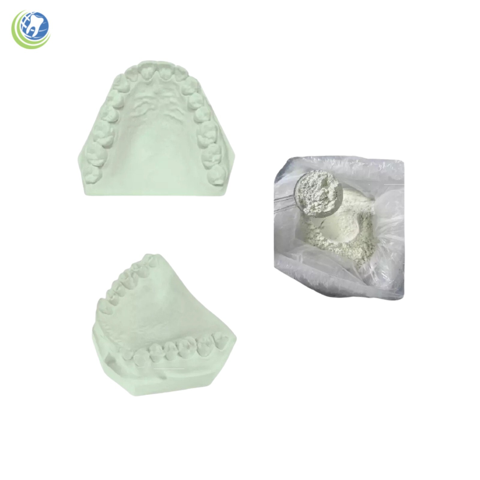 DENTAL LAB GYPSUM DIE STONE TYPE IV GREEN ALL PURPOSE STRONG COMPOUND 3 Lbs.