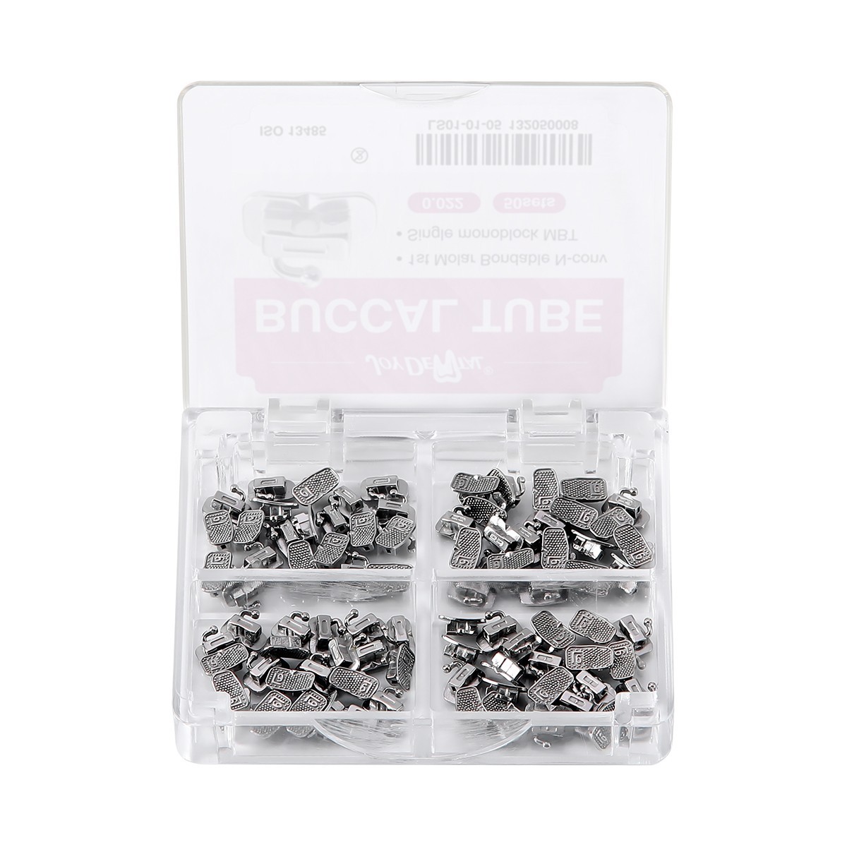 50 set Dental Orthodontic 1st Molar MBT 0.022 Buccal Tubes Bondable Monoblock