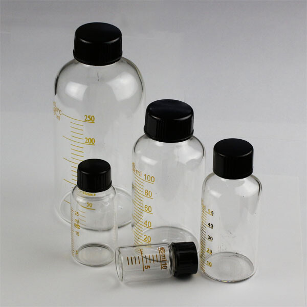 5ml – 250ml Reagent Bottles with Scale Chemistry Biology Laboratory Supplies