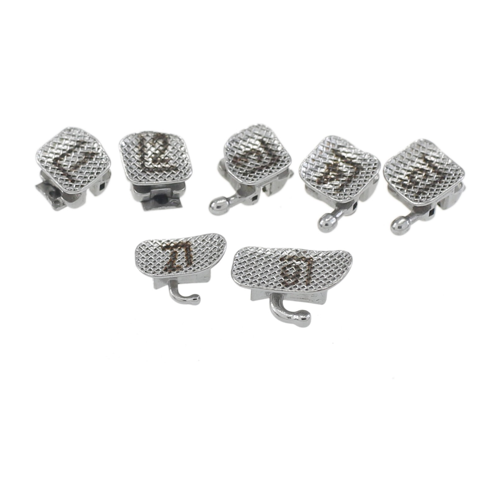 Dental Orthodontic Brackets Self Ligating Braces Metal Ceramic Roth MBT 022 345