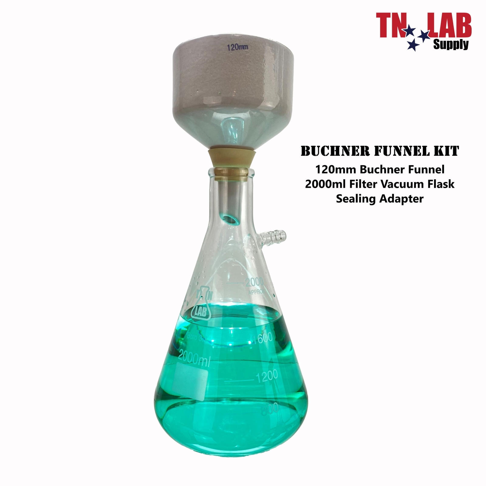 TN LAB Buchner Funnel Filter Flask SET KIT Family