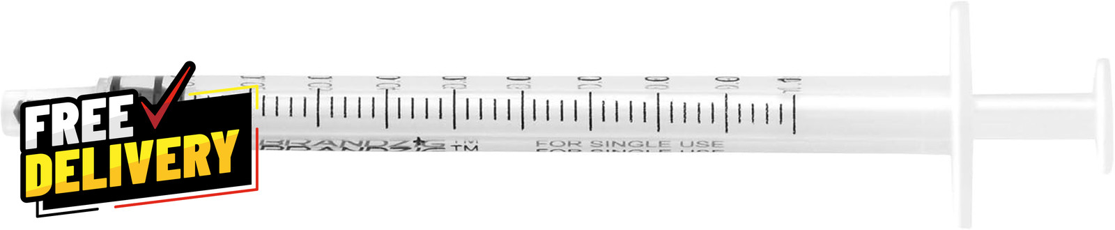 1Ml Oral Syringe 100 Pack Luer Slip Tip No Nedle Sterile Individually Blist…