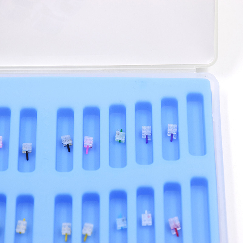 20 Pcs Dental Monocrystalline Sapphire Braces Ceramic Bracket Ortho Roth 022 345
