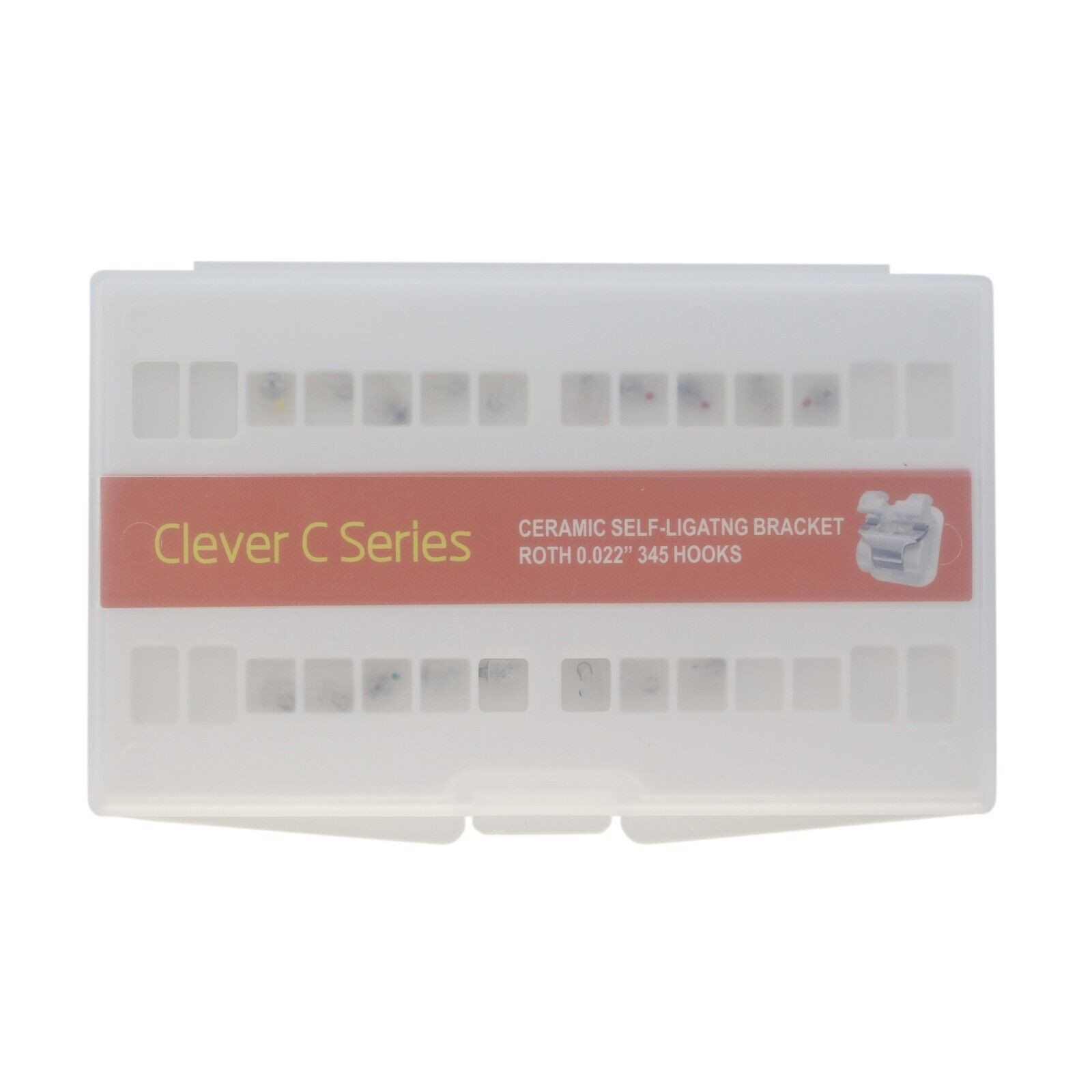 Orthodontic Ceramic Self-Ligating Brackets Empower Clear Braces Roth 022 345hook