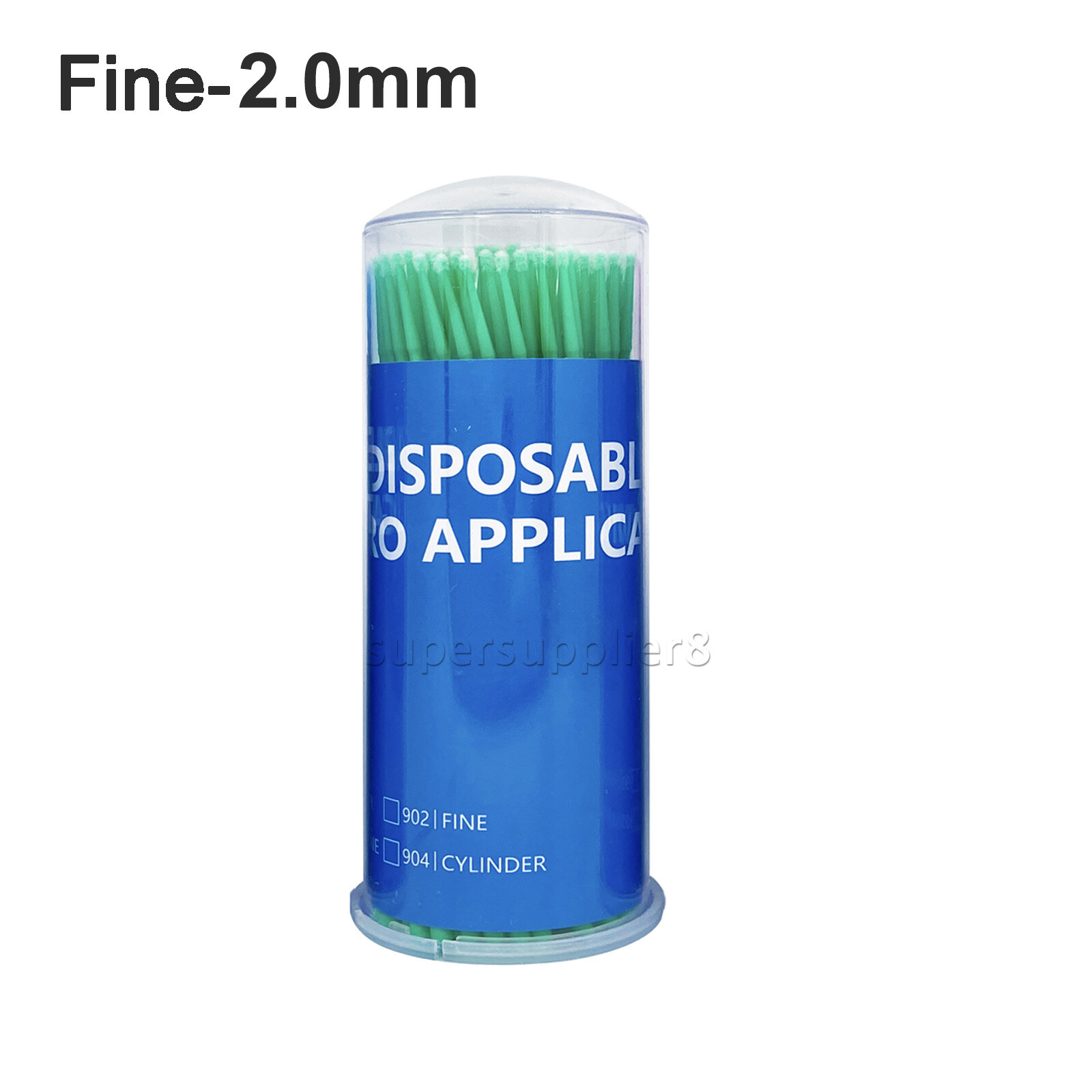 100Pcs/Box Dental Disposable Micro Applicator Brush Bendable Sticks Bottle 4Size