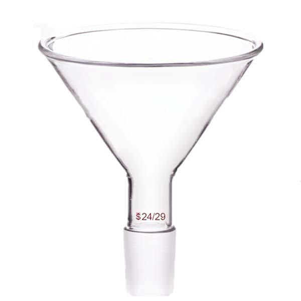 50mm-150mm Glass Funnel with Standard Joint Transparent Laboratory Glassware