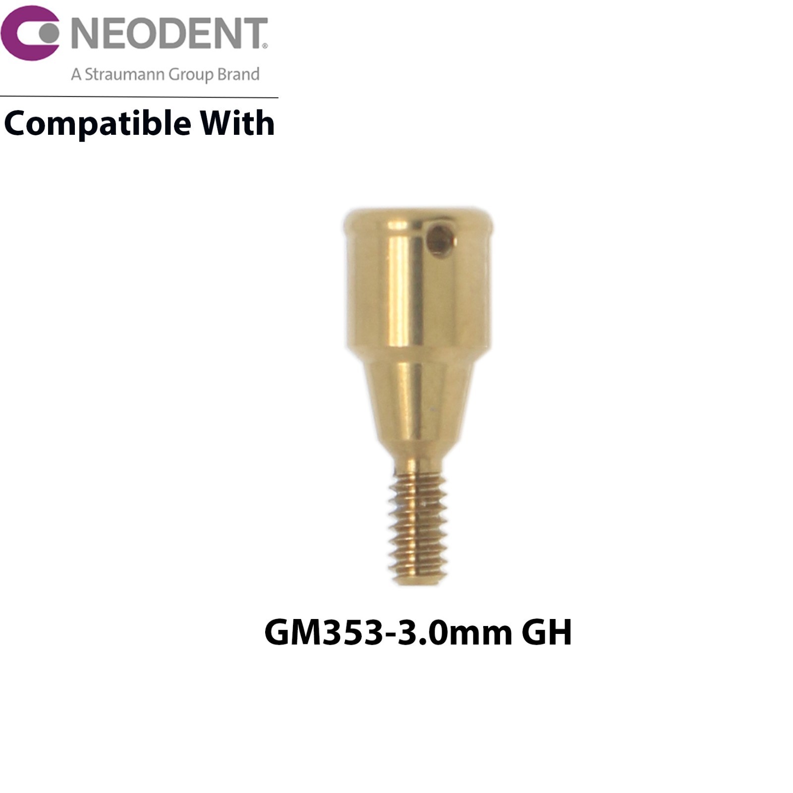 Dental Locator Abutment Overdenture Male Caps Fits NEODENT GRAND MORSE GM 1-6mm
