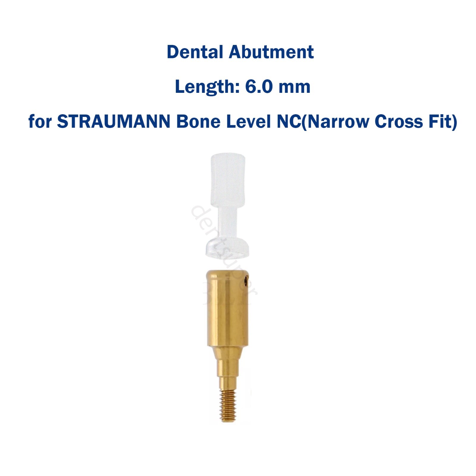 1Pc Dental Fit for Straumann Compatible Abutment NC & RC D3.7MM AH=1,2,3,4,5,6MM