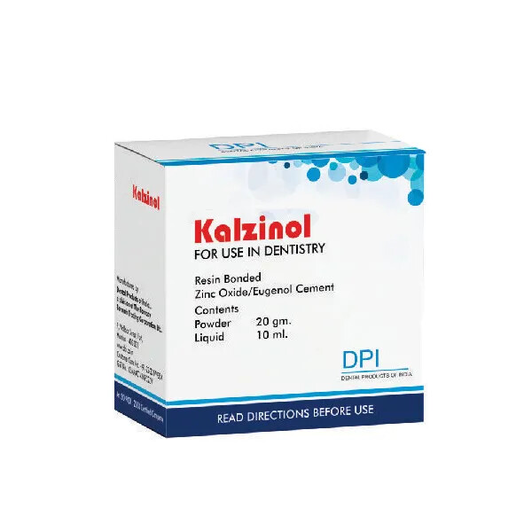 Dpi Kalzinol Zinc Oxide Eugenol Resin Bonded Zinc Oxide Eugenol FREE SHIPPING