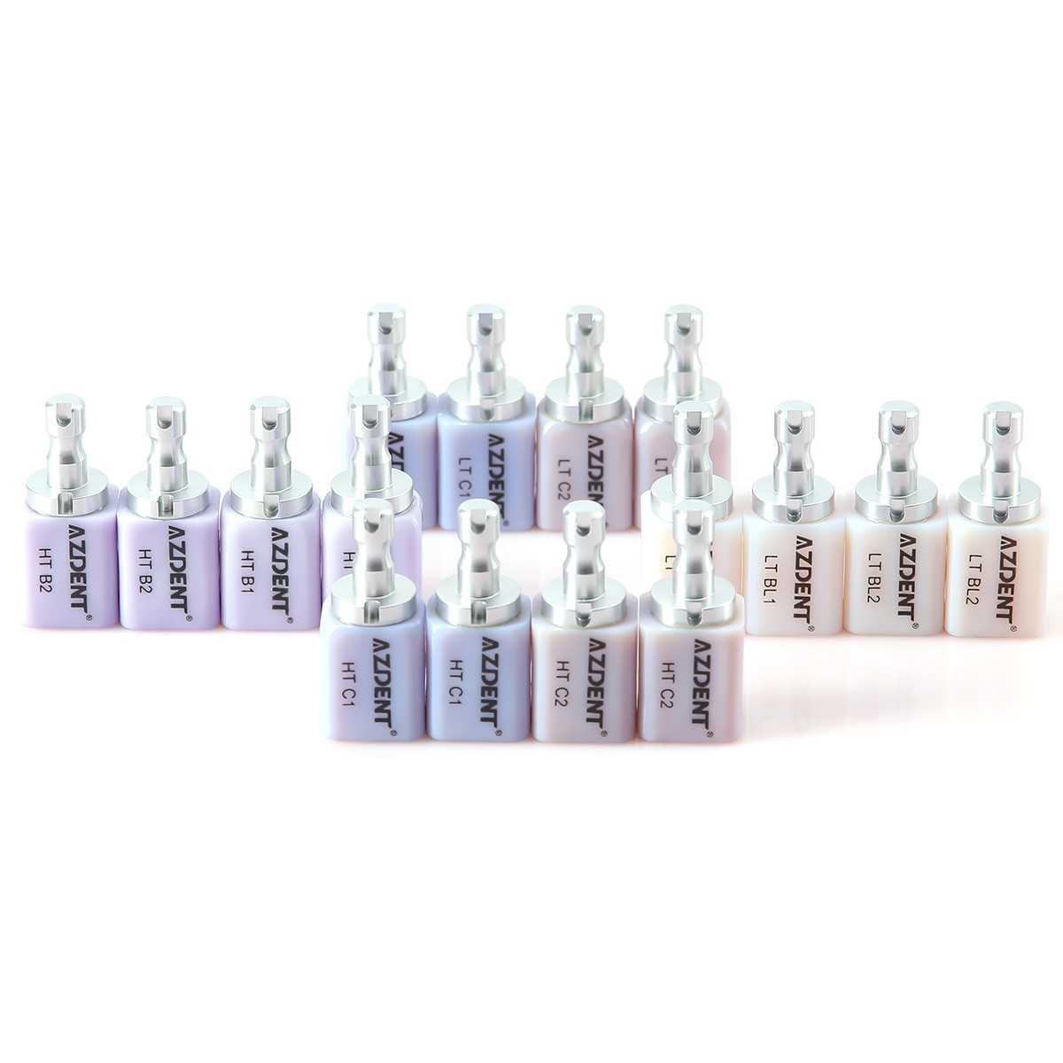 5PCS C14 Dental Emax Glass Ceramic Blocks Lithium Disilicate CAD/CAM CEREC Block