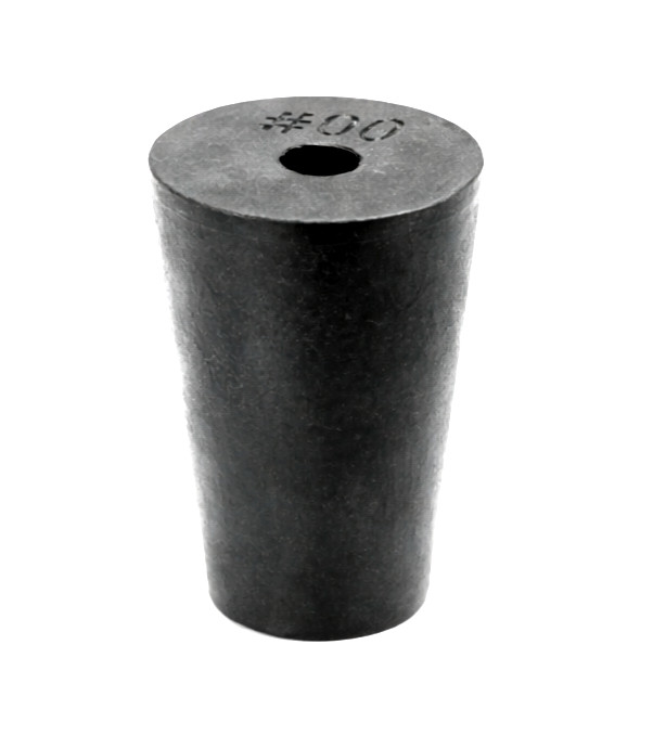 Solid Rubber Stoppers 1 Hole Laboratory Stoppers Various Sizes 10 per package