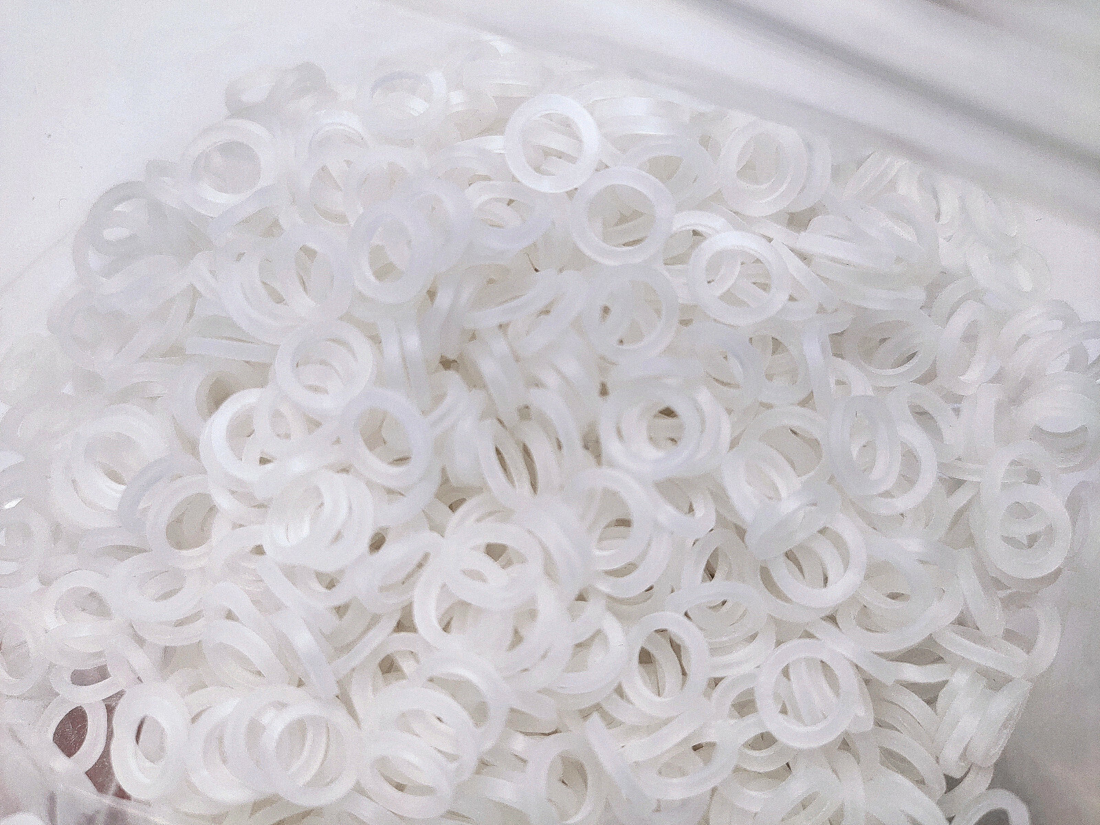 3.5OZ Dental Ortho Super Elastic Rubber BandS Ligature Ties Transparent 5 Sizes