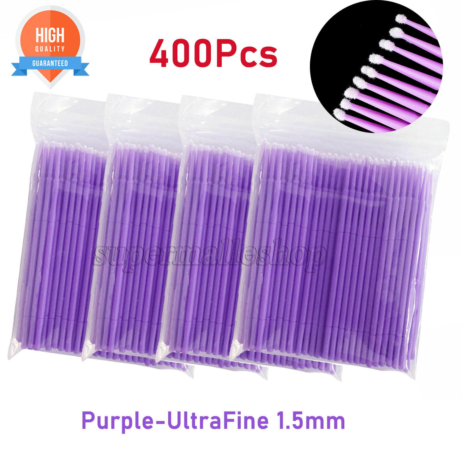 400 Pcs Dental Microbrush Micro Brush Applicator Tips Regular/Fine/Cylinder USA