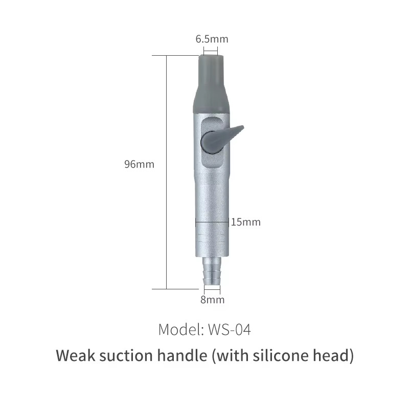 Dental Valve Oral Saliva Ejector Suction Short Strong Weak Handpiece Tip Adaptor