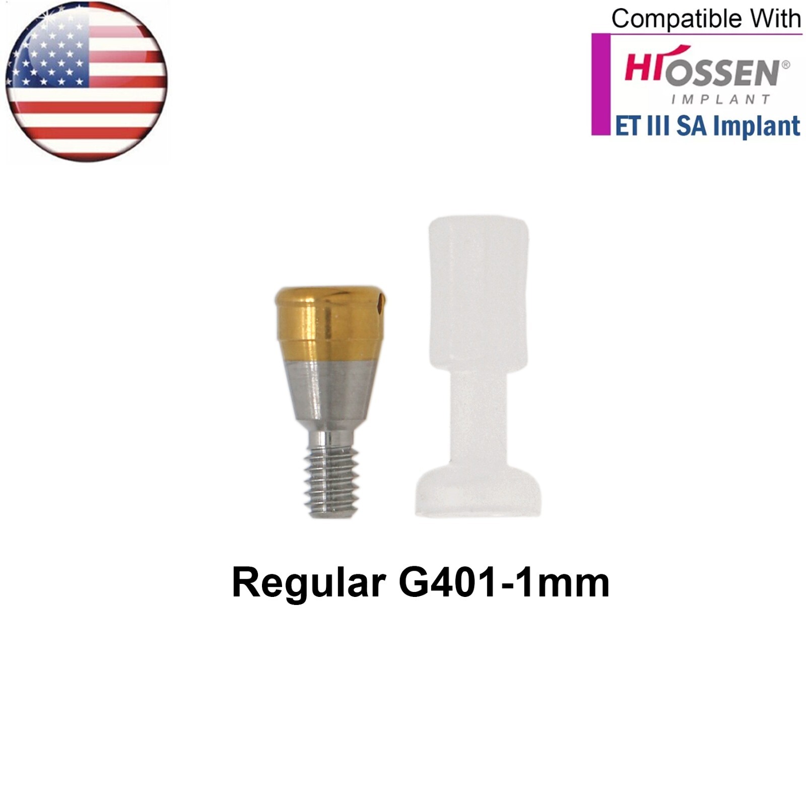 US Dental Locator Attachment Abutment for Hiossen ET III /Osstem/Snucone Regular