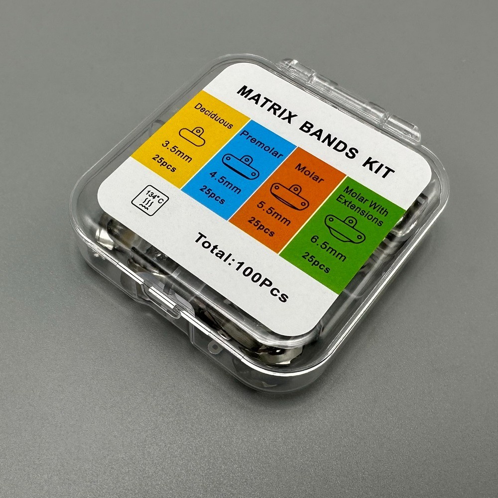 Dental Matrix Bands Ring Sectional Matrice Matrix M4 2.0 3.5/4.5/5.5/6.5mm