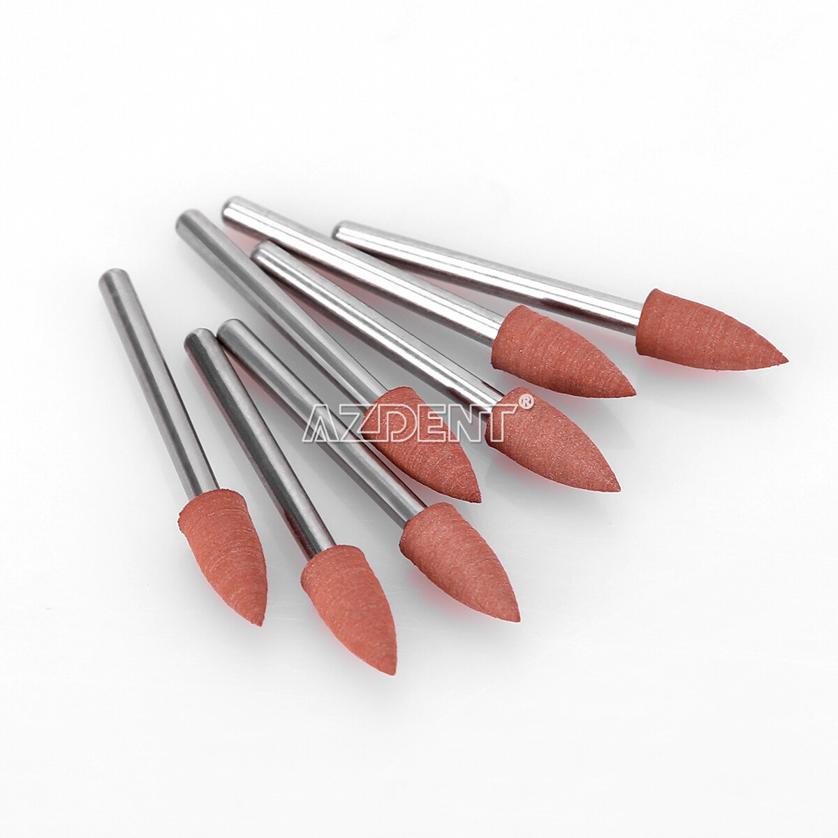 60PCS Dental Polishing Polishers Bur FG 1.6mm Mini Points Brownie Friction Grip