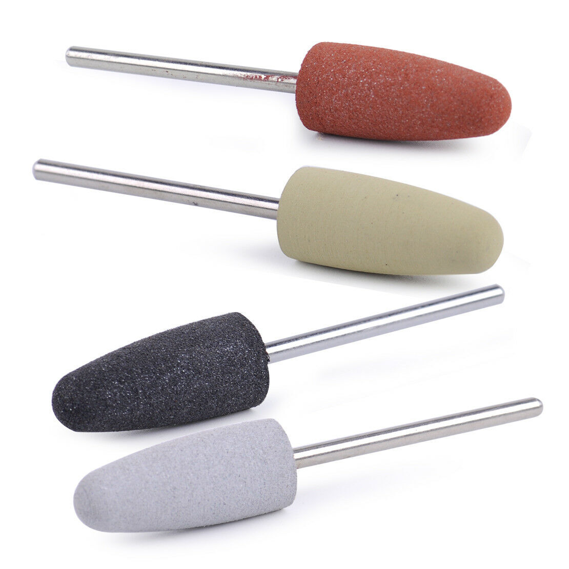 50 Pcs Dental 2.35mm Lab Silicone Rubber Polishing Burs Shank Polishers Diamond