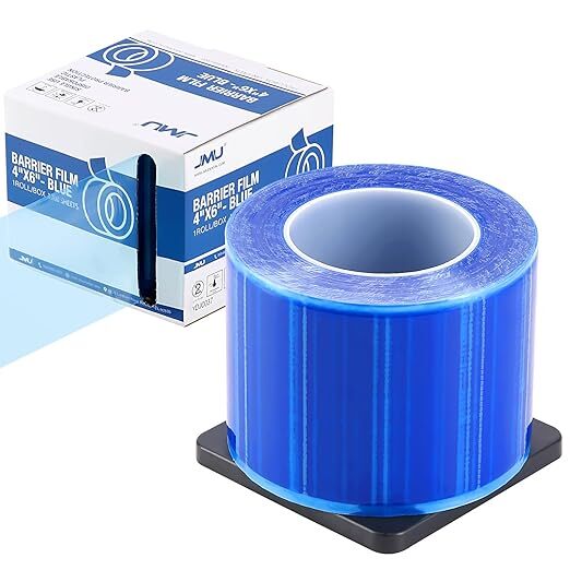 JMU 4″ x 6″ Medical Dental Barrier Film Tattoo Tape Adhesive Roll 1200 Sheets