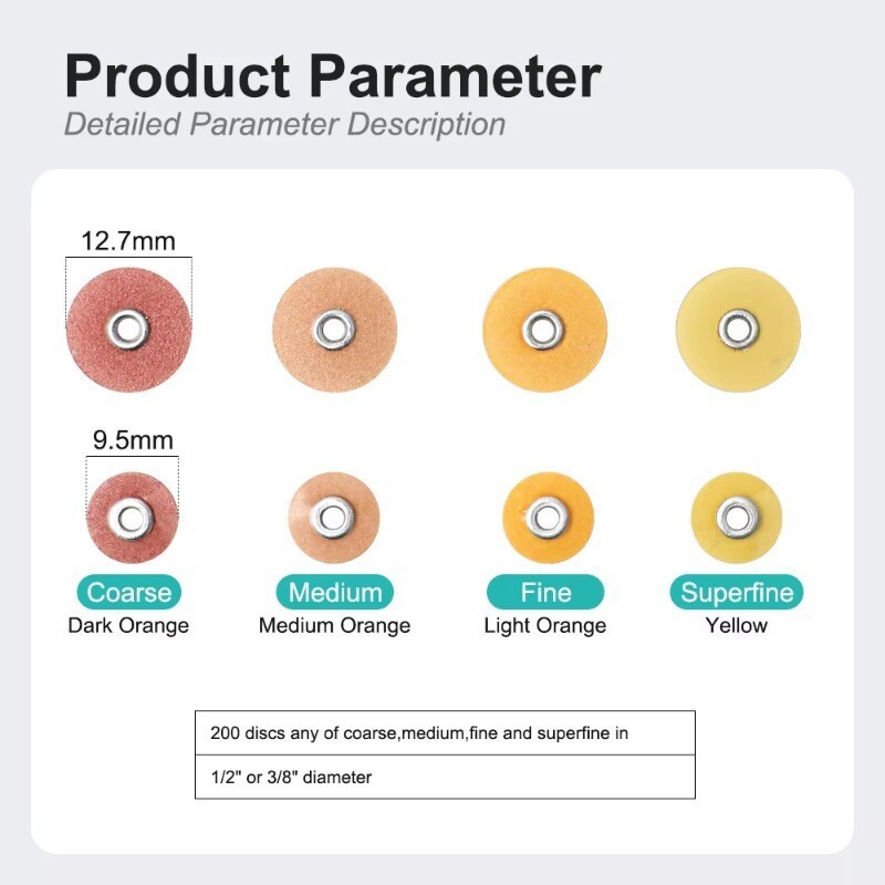 Dental Soflex Coarse Medium Superfine Fine Composite Finishing Polishing Discs