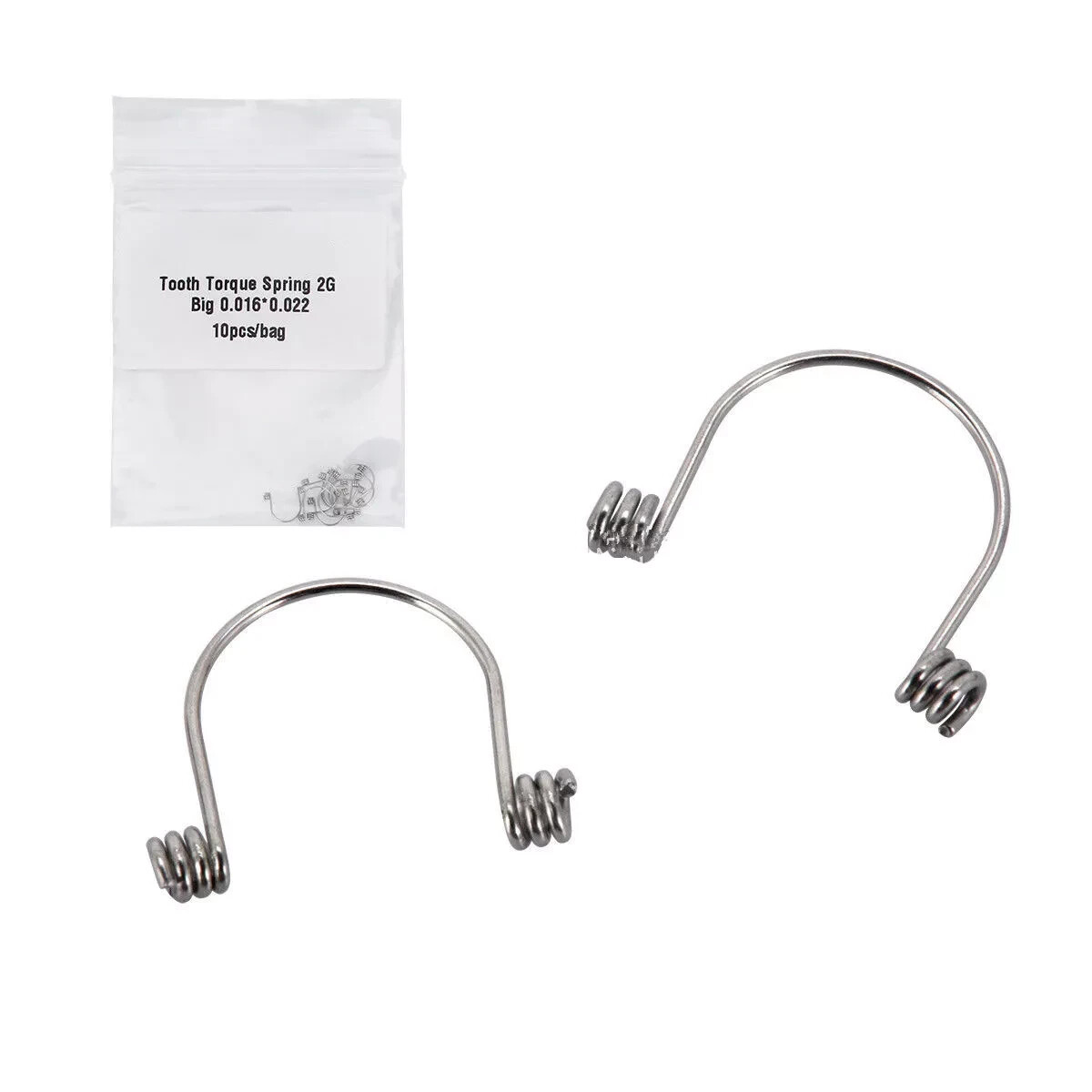 10 Pcs/bag Dental Orthodontic Anterior Torque Rectangular Torquing Spring L/M/S