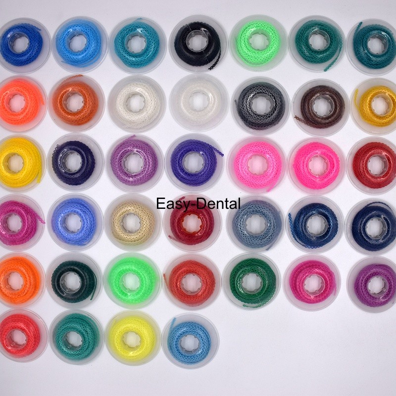 Dental Ortho Elastic Ultra Power Chain Rubber Braces Bands Long/Short/Continuous