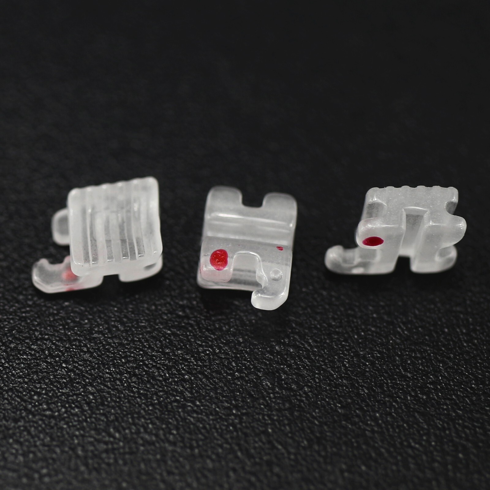 Dental Orthodontic Ceramic Brackets Self Ligating Braces Clear Sapphire Roth MBT