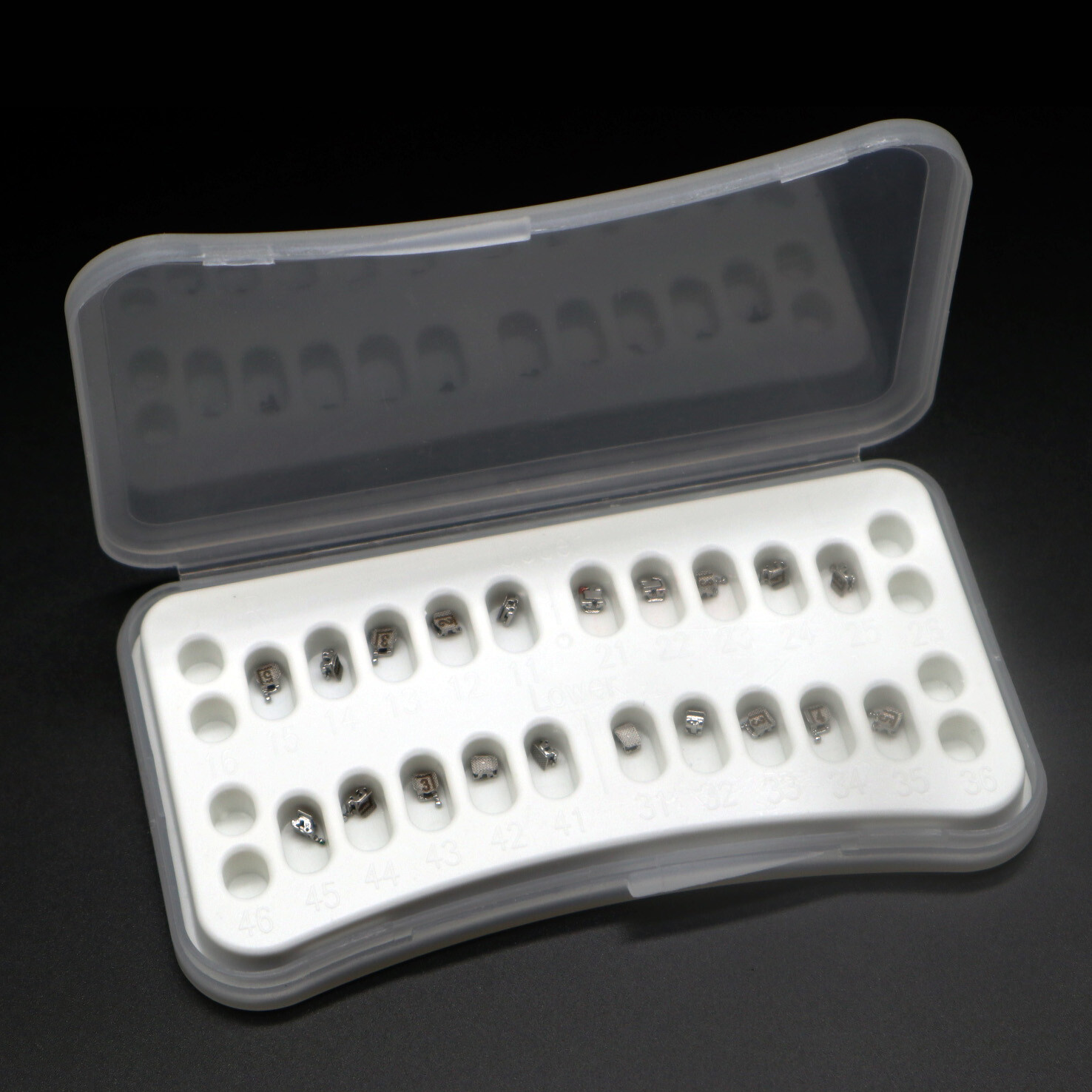 EASYINSMILE Dental self-ligating brackets Orthodontic metal brace ROTH/MBT &Hook