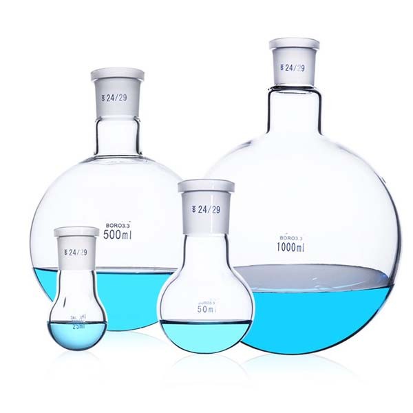5ml – 1000ml Round Bottom Boiling Flask with 1-4 Standard Necks Lab Supplies