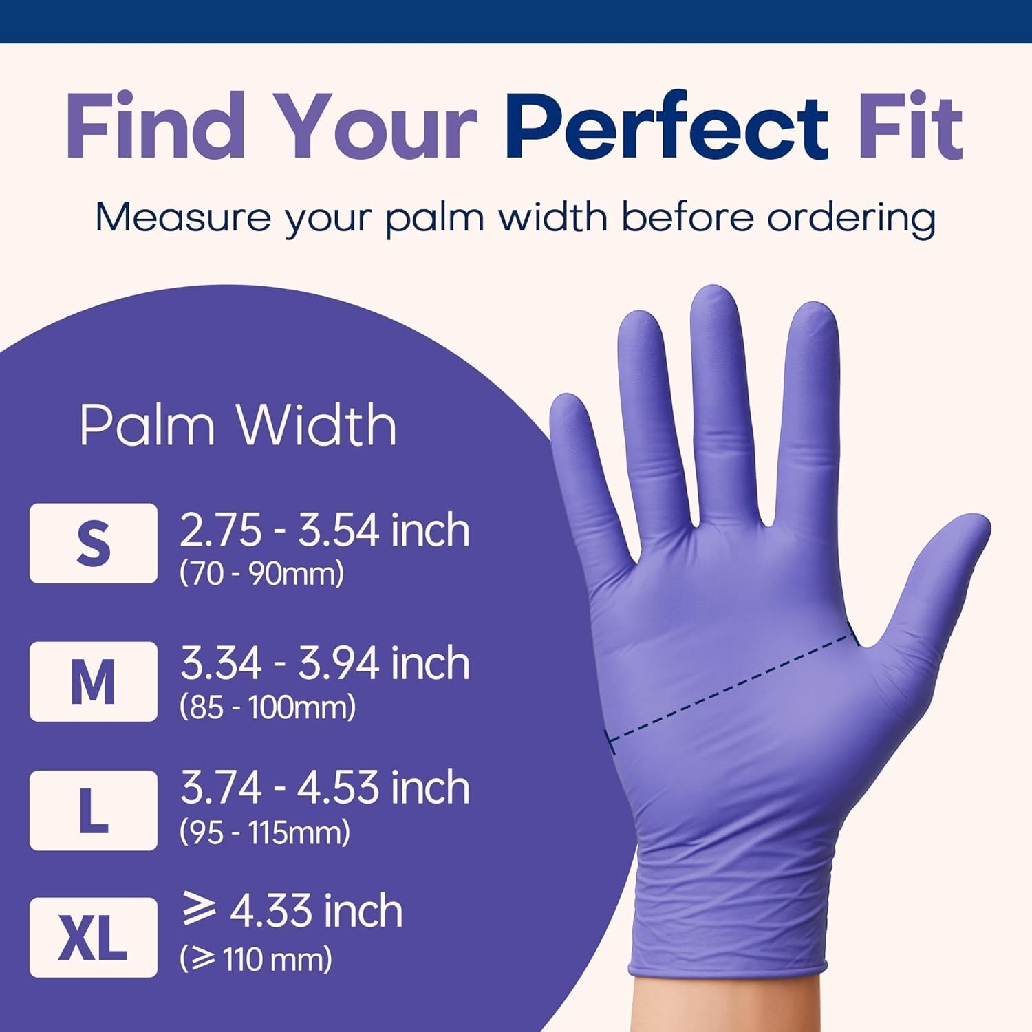 Medical Soft Max Nitrile Disposable Gloves, 100 Ct Latex-Free Powder-Free Foo…