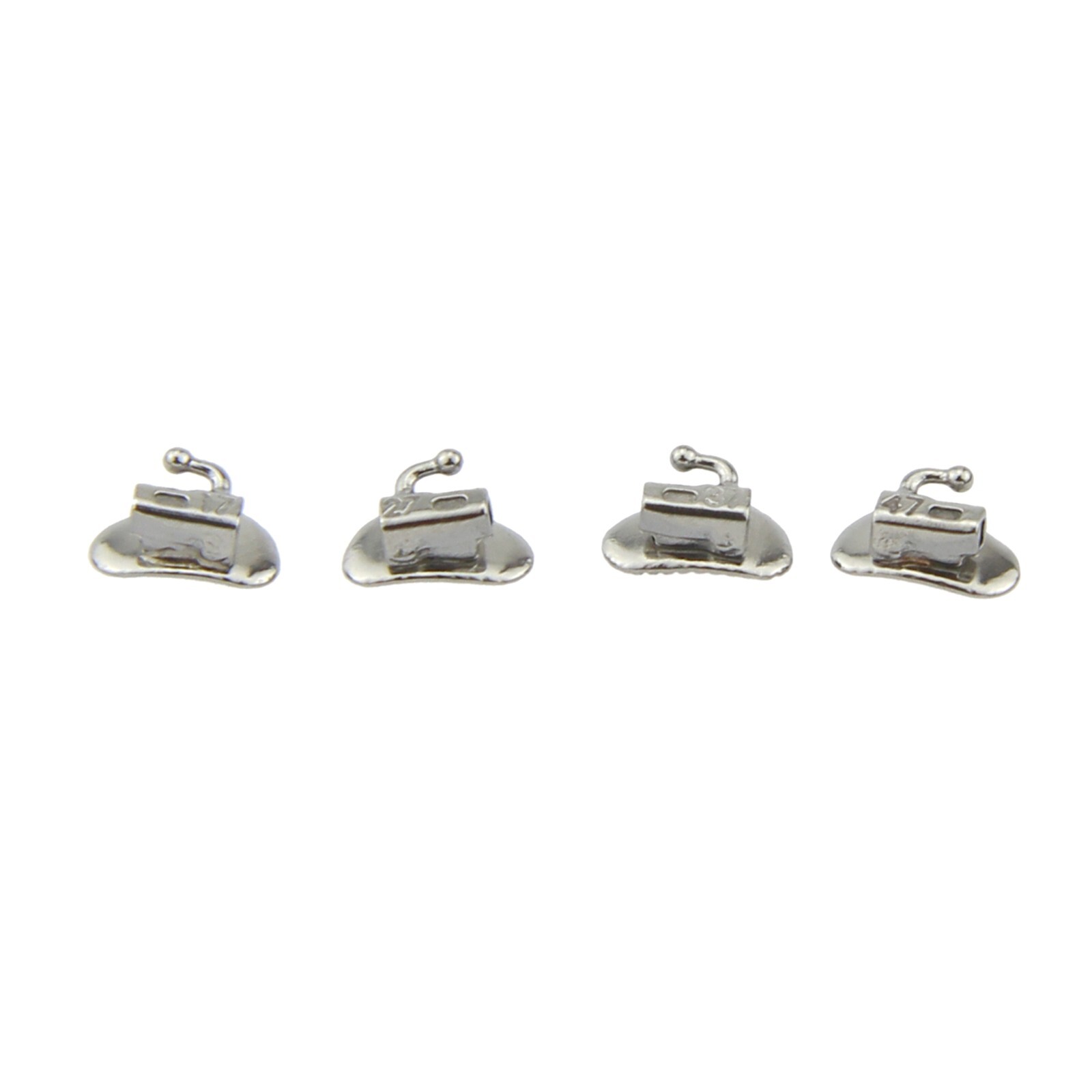 200pcs Orthodontic Buccal Tubes 1st 2nd Molar Brackets Roth tubos de ortodoncia