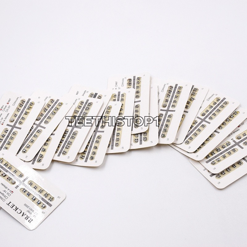 10 Packs Separable Dental Orthodontic Brackets Roth/MBT Mini/Standard 018/022