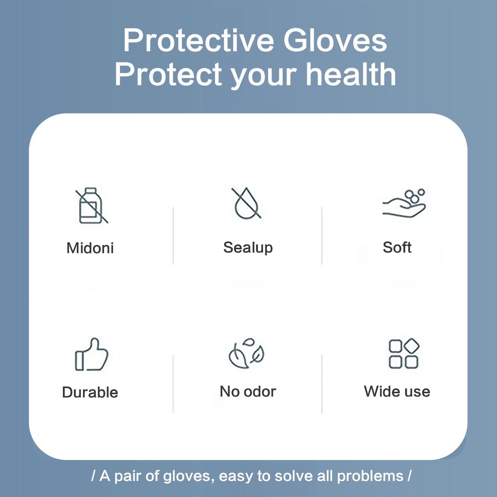 GP Craft Blue XS Nitrile Gloves 3.5 Mil Latex-Free Medical Grade 100 Count