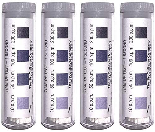 Chlorine Test Strips for Restaurants & Food Services, 4 x Vial of 100 Sanitizer