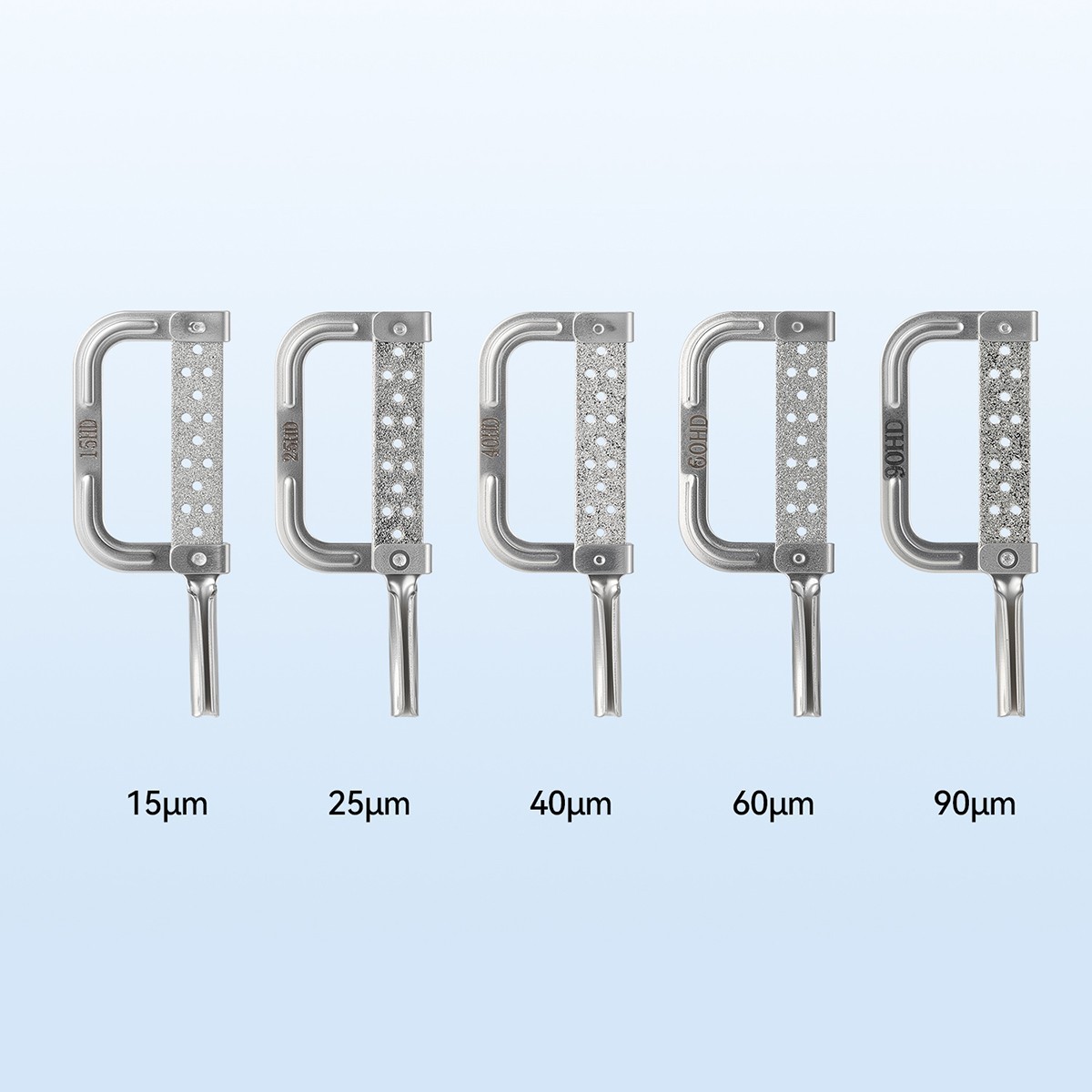 5Size Dental Orthodontic Interproximal Enamel Reduction Automatic Strips 15-90HD